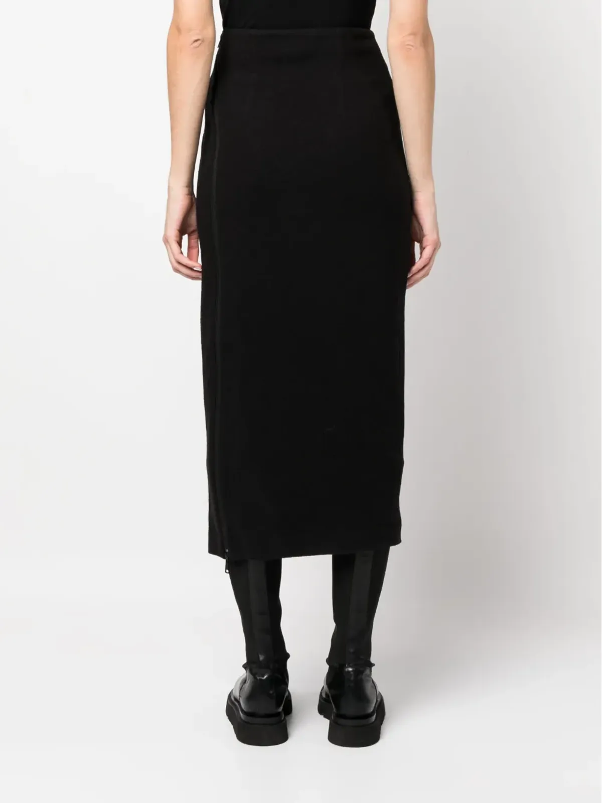 Gentry Portofino ミディ丈 ウール ペンシルスカート - 画像4