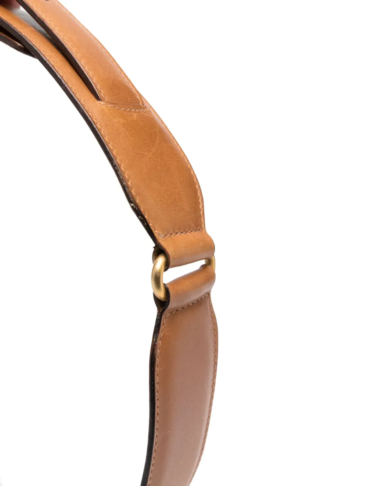 Gucci Pre-Owned 2000年代 レザー バックルベルト ブラウン - 画像2