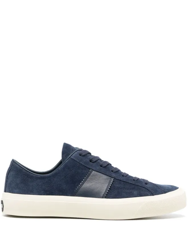 TOM FORD TOM FORD Cambridge ロゴパッチ スニーカー ブルーの商品画像