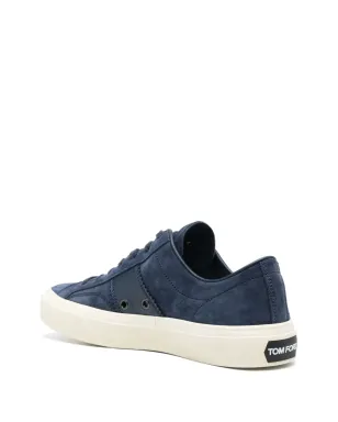 TOM FORD Cambridge ロゴパッチ スニーカー ブルー - サムネイル3