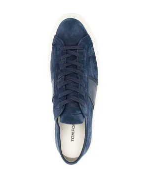 TOM FORD Cambridge ロゴパッチ スニーカー ブルー - サムネイル4