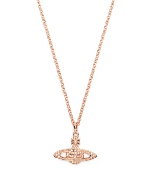 Vivienne Westwood オーブペンダント クリスタル装飾 ネックレス ピンク - サムネイル1