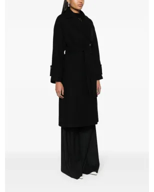Claudie Pierlot ダブルブレスト ミディコート - ブラック - サムネイル3