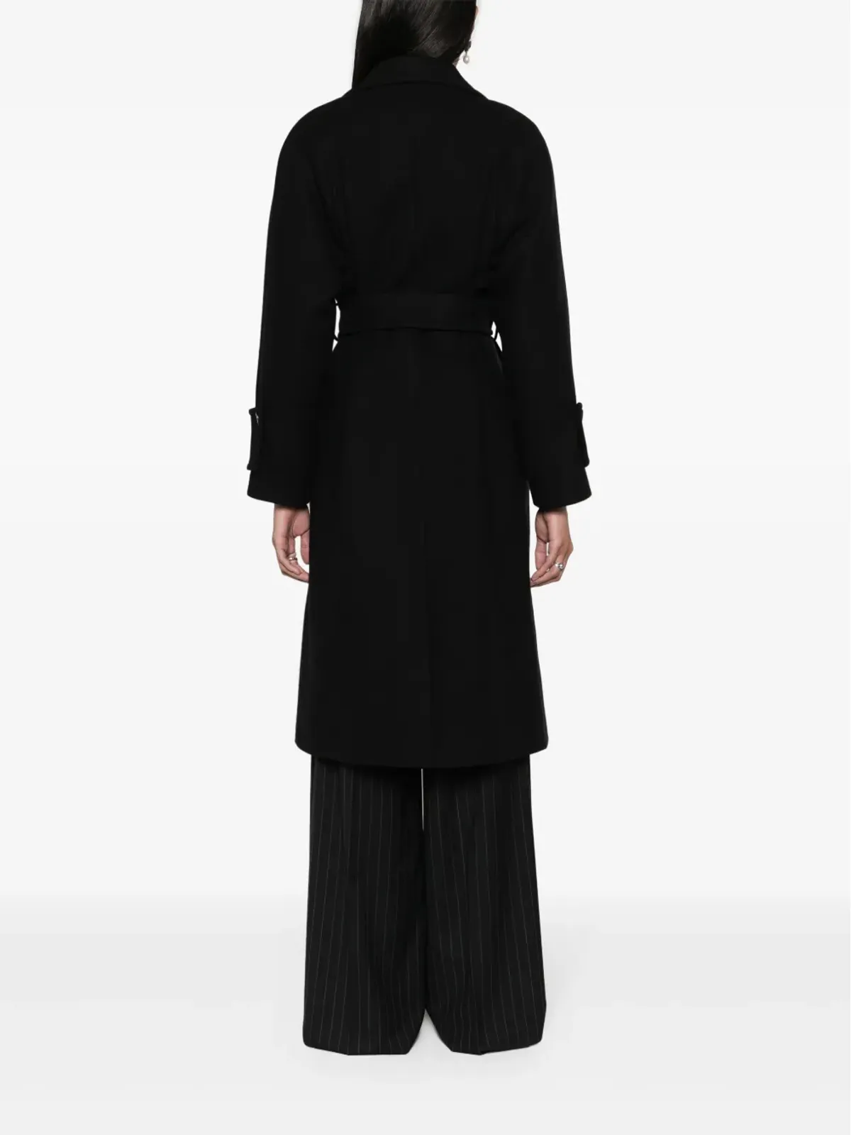 Claudie Pierlot ダブルブレスト ミディコート - ブラック - 画像4
