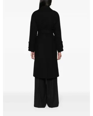 Claudie Pierlot ダブルブレスト ミディコート - ブラック - サムネイル4
