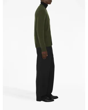 Burberry EKD-motif cashmere cardigan - Green - サムネイル3