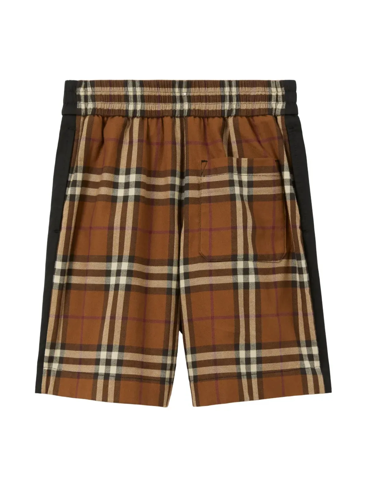 Burberry Kids チェック柄パネルショーツ - 画像2