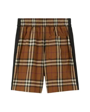 Burberry Kids チェック柄パネルショーツ - サムネイル2