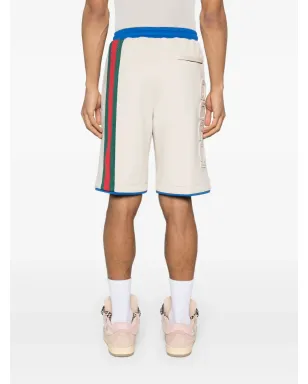 Gucci ロゴアップリケ スキューバ トラックショーツ - サムネイル4