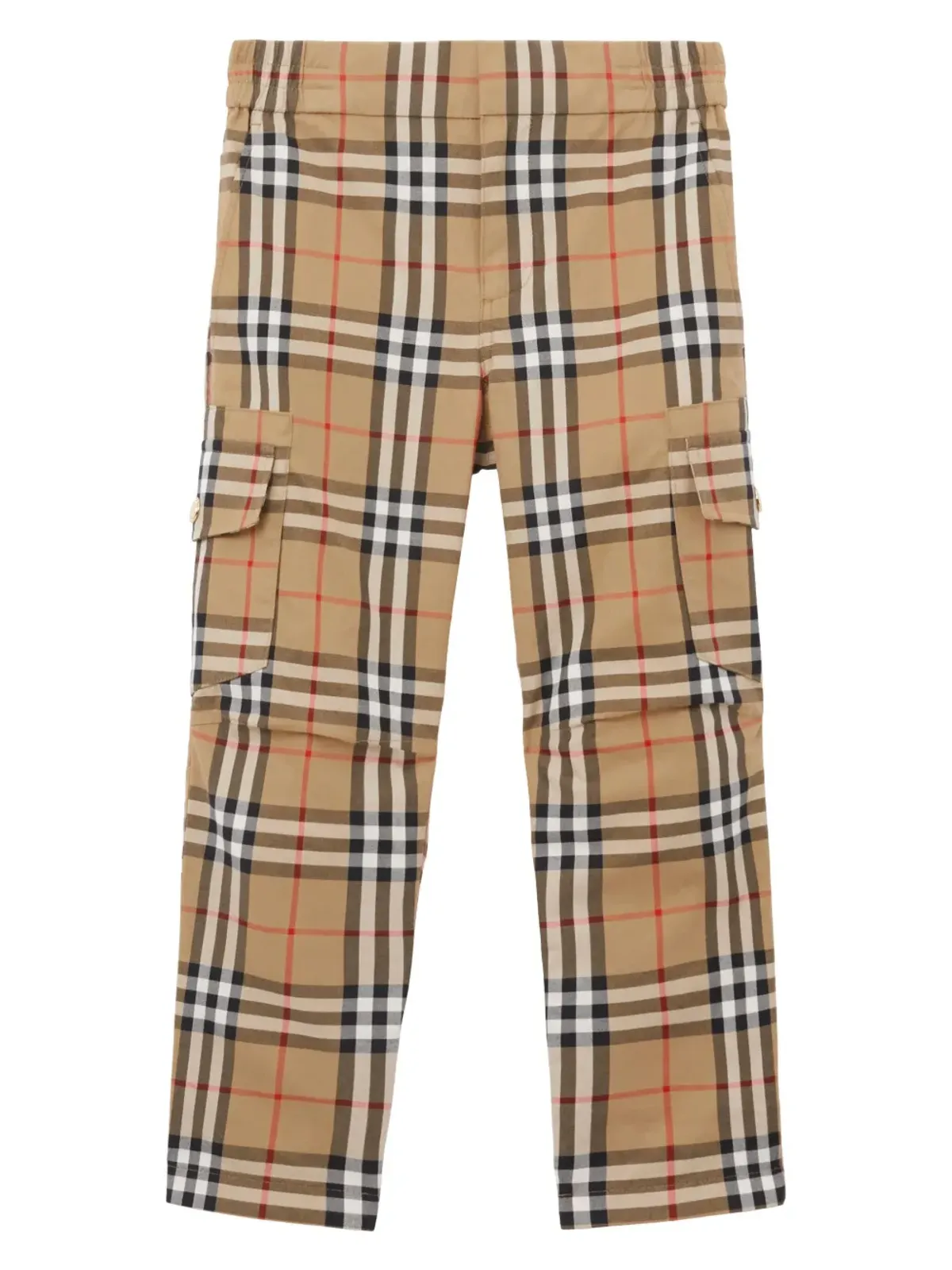 Burberry Kids ヴィンテージチェックストレートレッグパンツ - 画像1