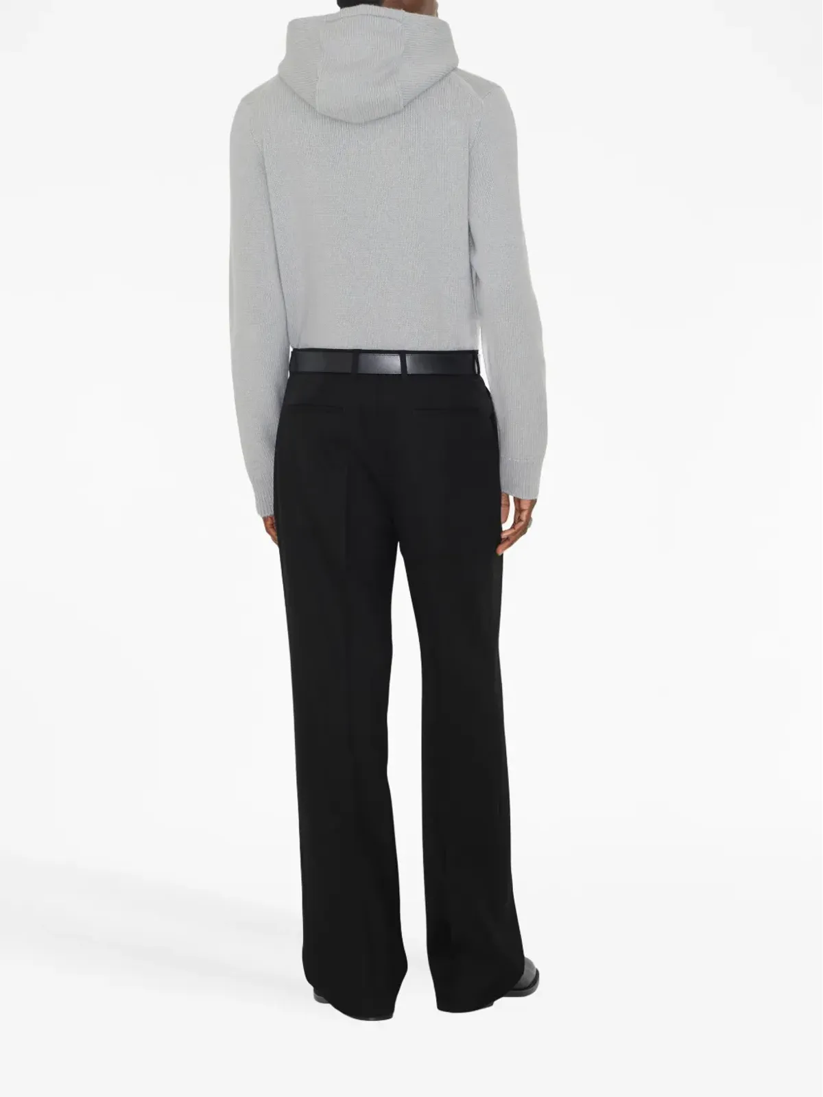Burberry EKD ウール-カシミア混紡フーディ - 画像4
