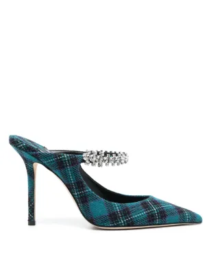 Jimmy Choo ビング タータンチェック ミュール - サムネイル1