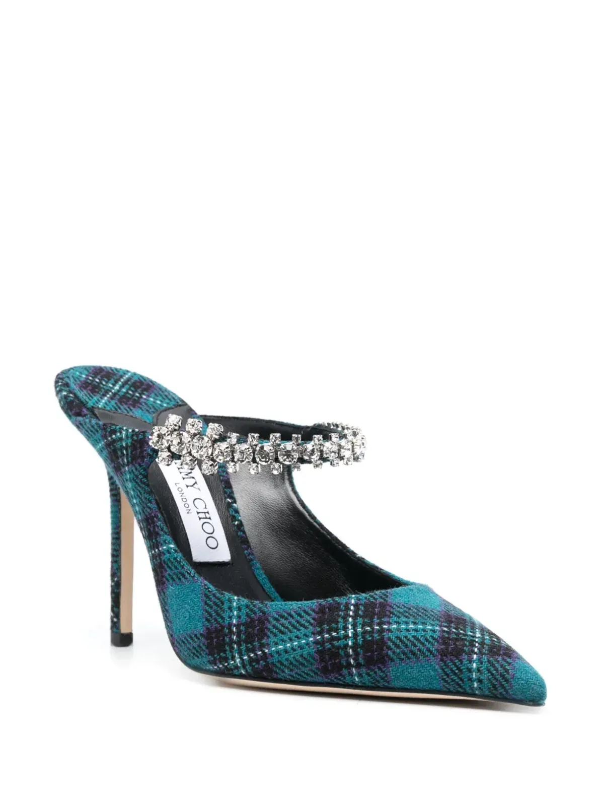 Jimmy Choo ビング タータンチェック ミュール - 画像2