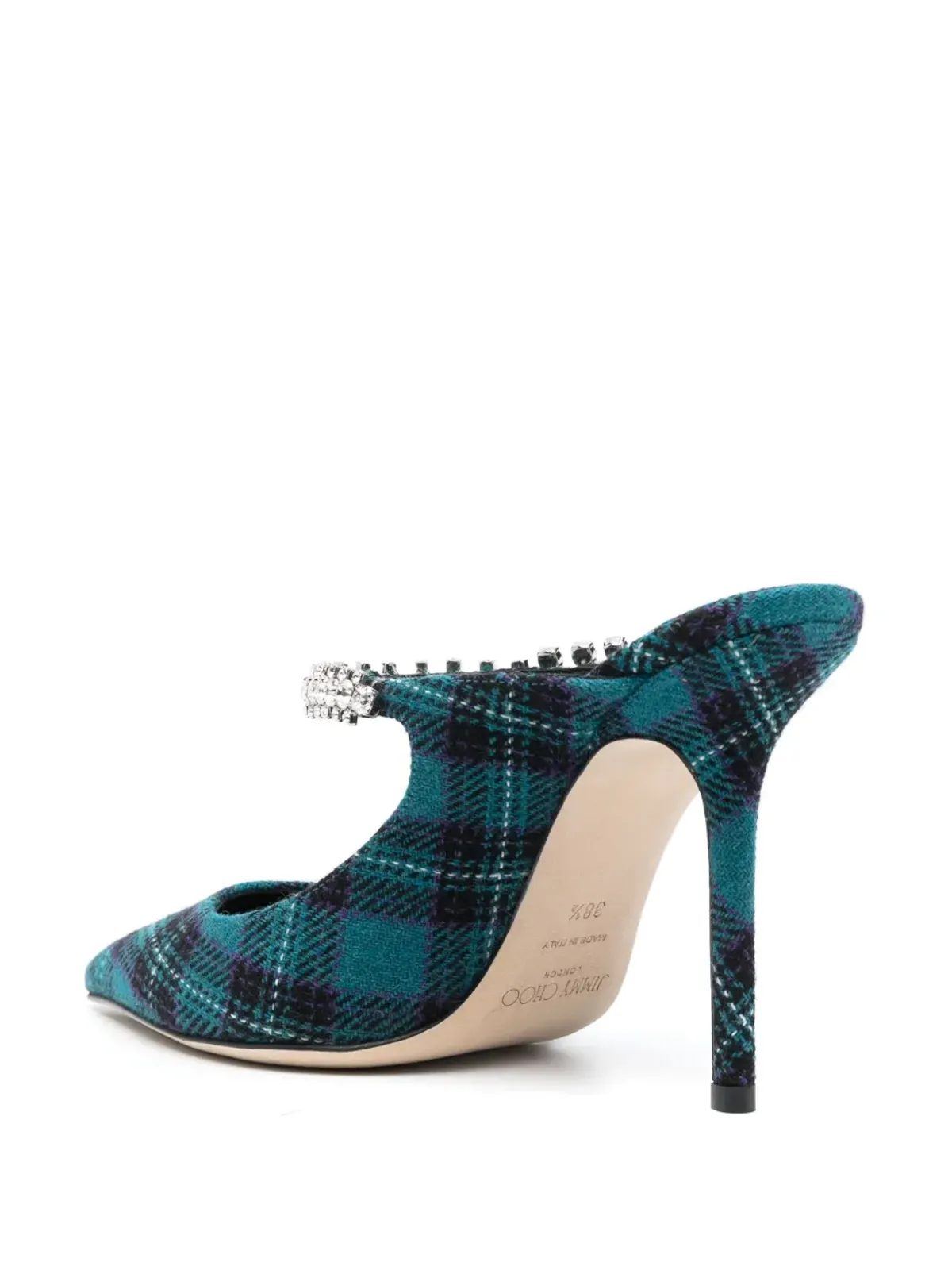 Jimmy Choo ビング タータンチェック ミュール - 画像3