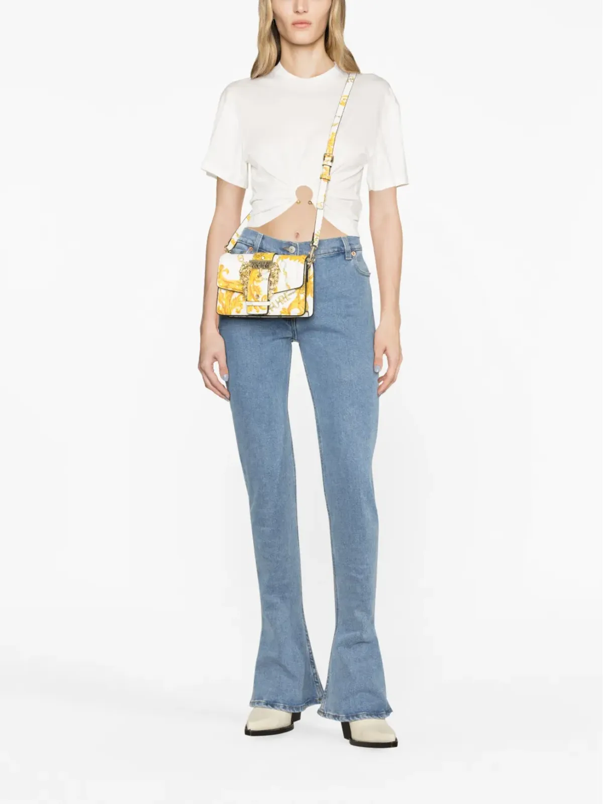 Versace Jeans Couture チェーン・クチュールプリント クロスボディバッグ - 画像2