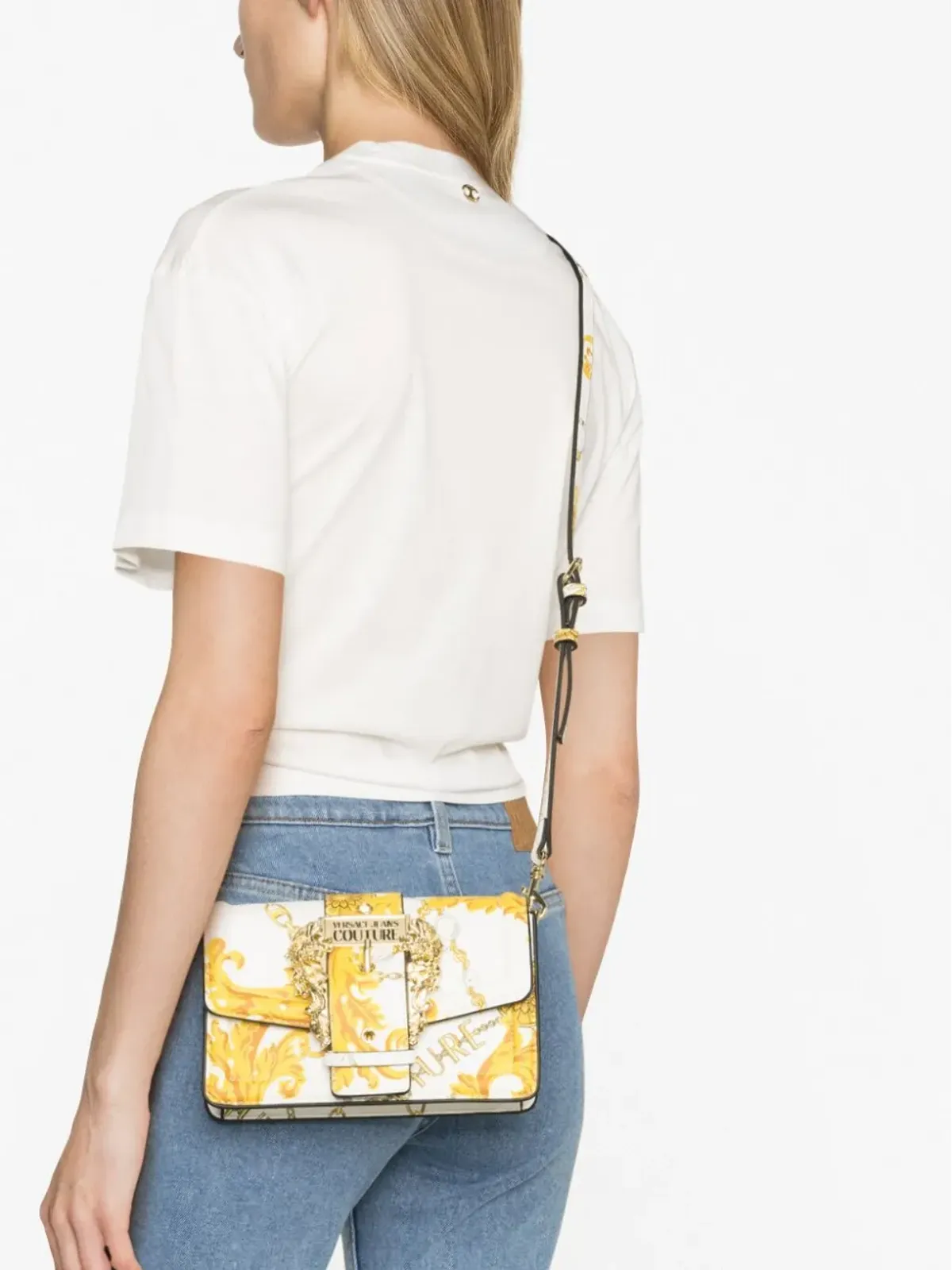 Versace Jeans Couture チェーン・クチュールプリント クロスボディバッグ - 画像3