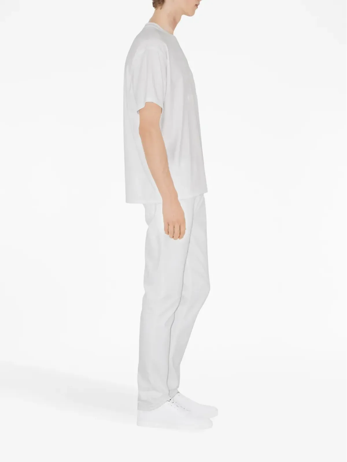 Burberry ジャカード ロゴエンボス コットン Tシャツ - 画像3