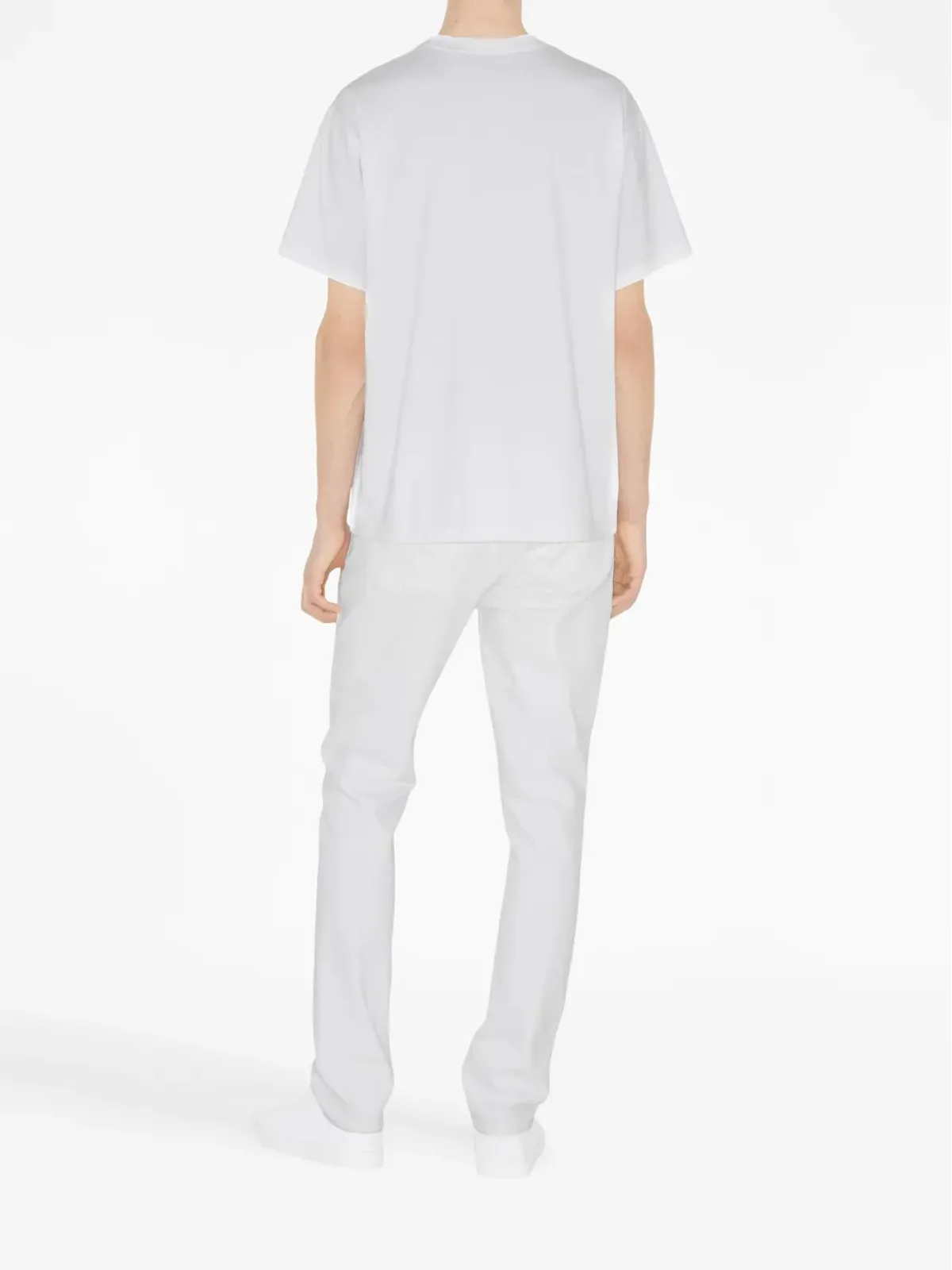 Burberry ジャカード ロゴエンボス コットン Tシャツ - 画像4