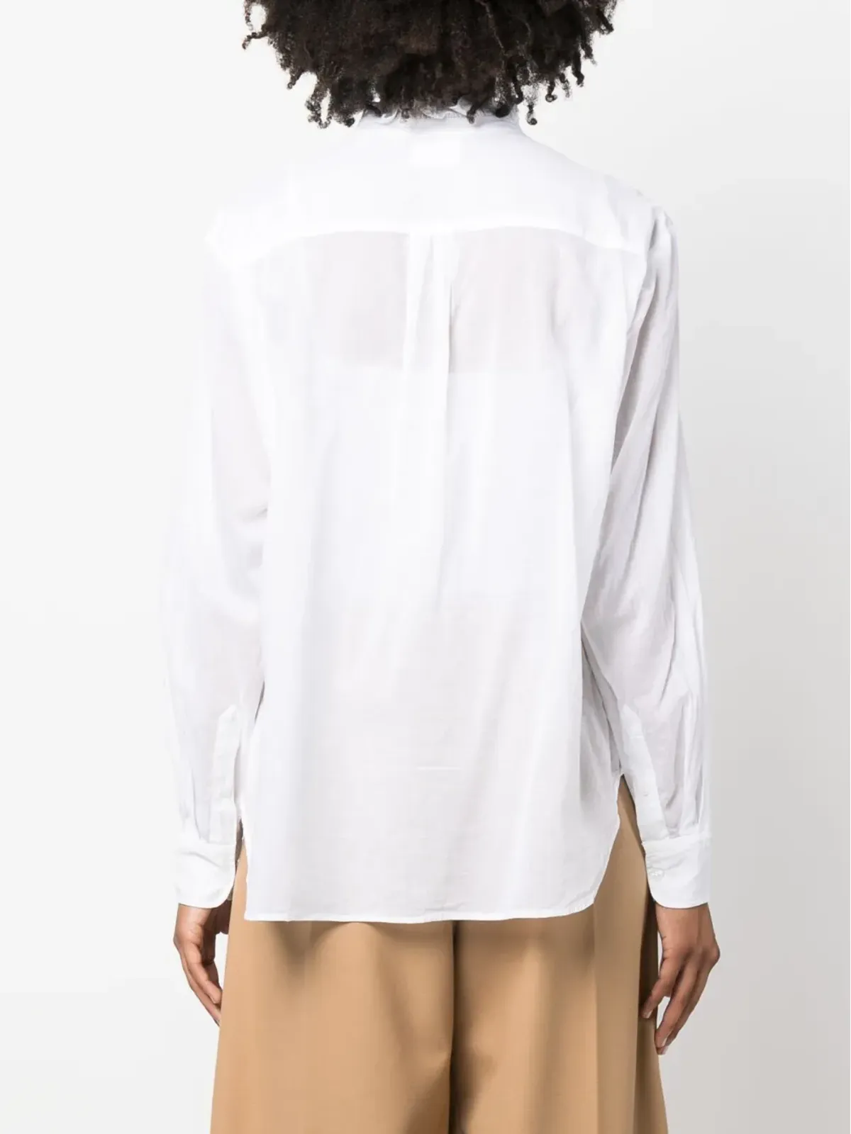 MARANT ÉTOILE Gambleフリルシャツ - ホワイト - 画像4