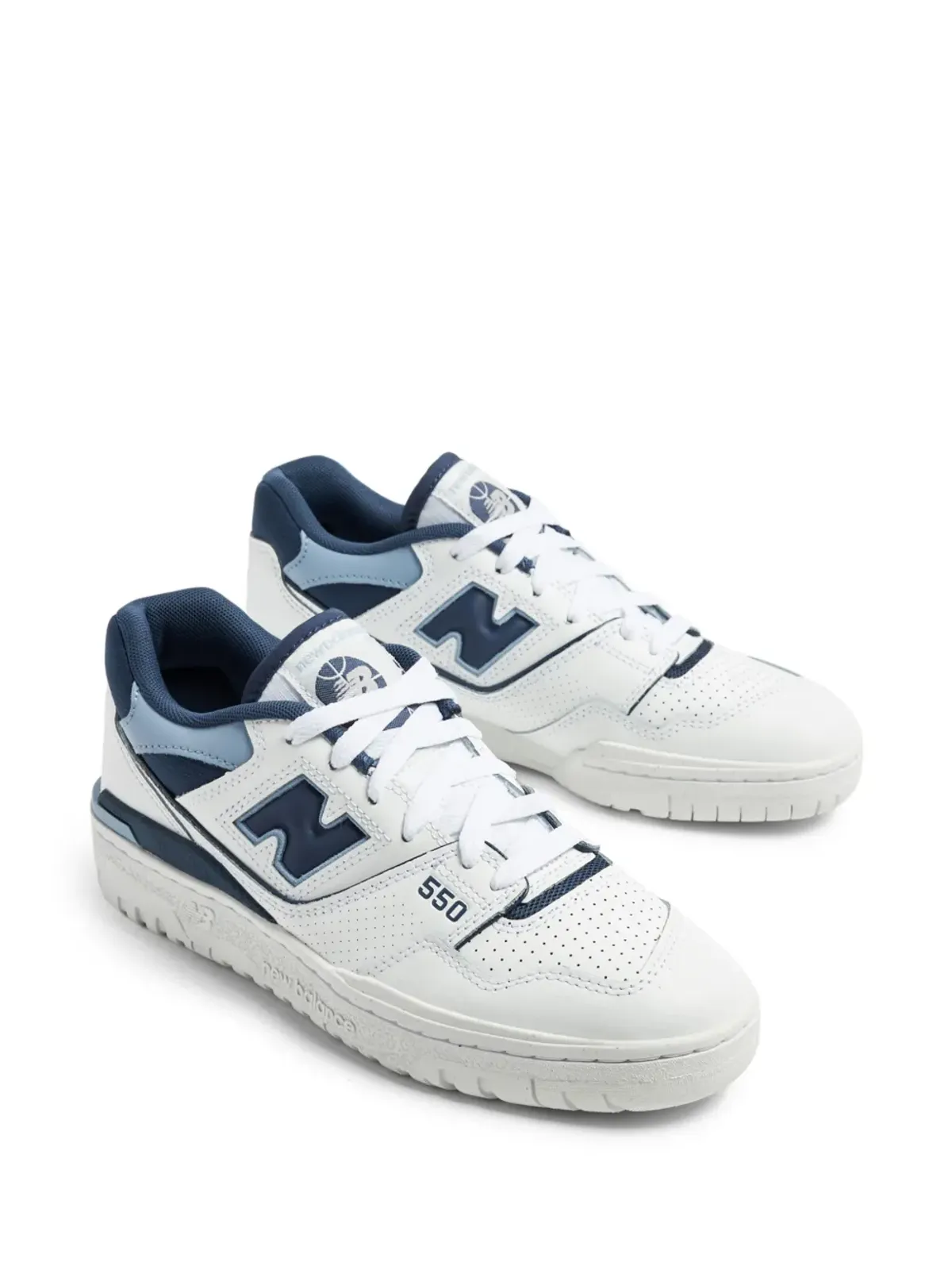 New Balance 5050 ロー・トップ レザー スニーカー - 画像4