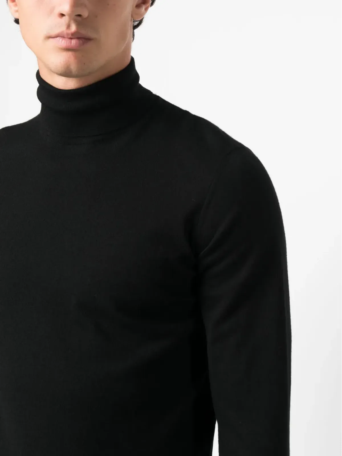 Ralph Lauren Purple Label ロールネック カシミヤ セーター - 画像5