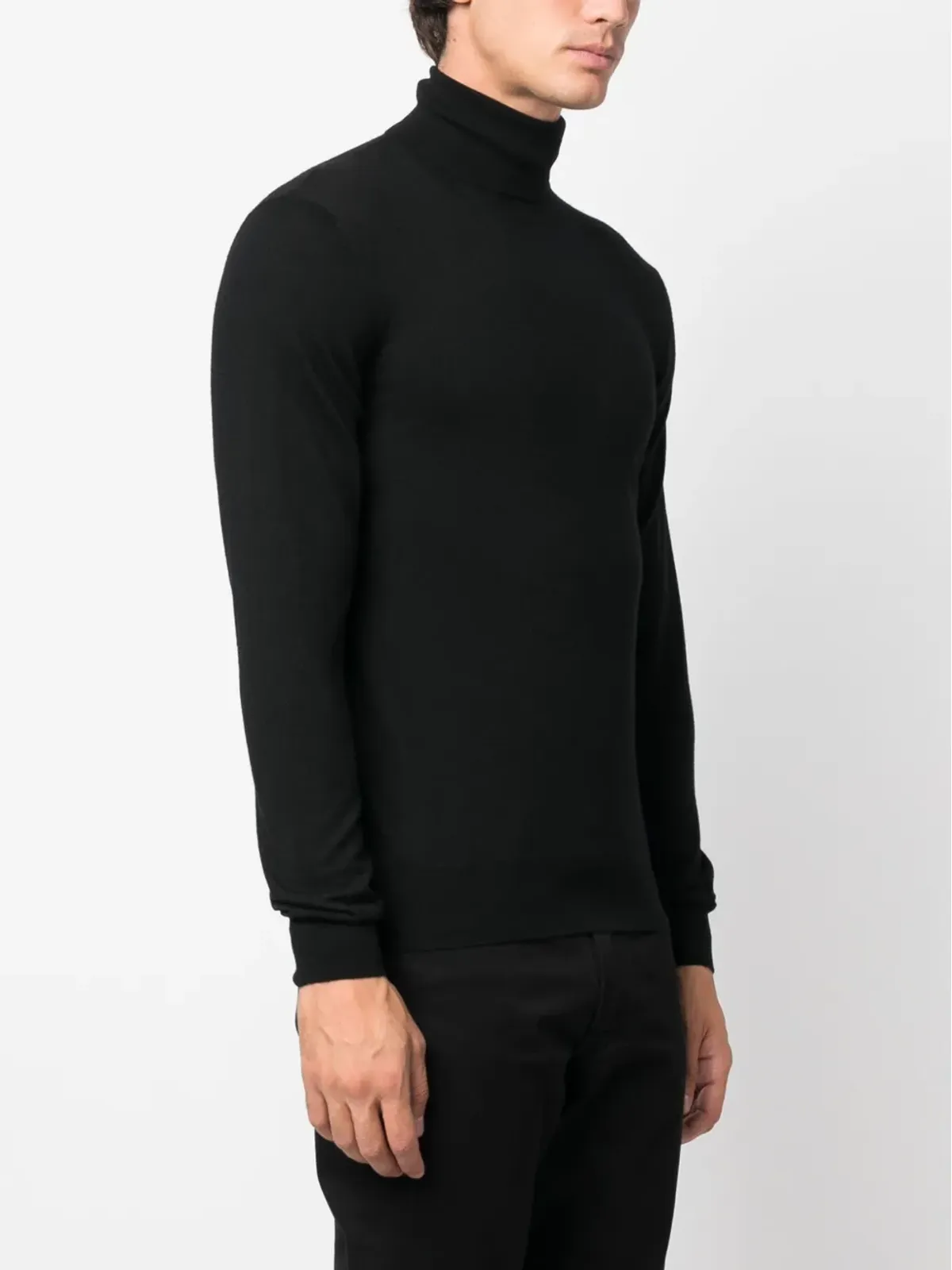 Ralph Lauren Purple Label ロールネック カシミヤ セーター - 画像3