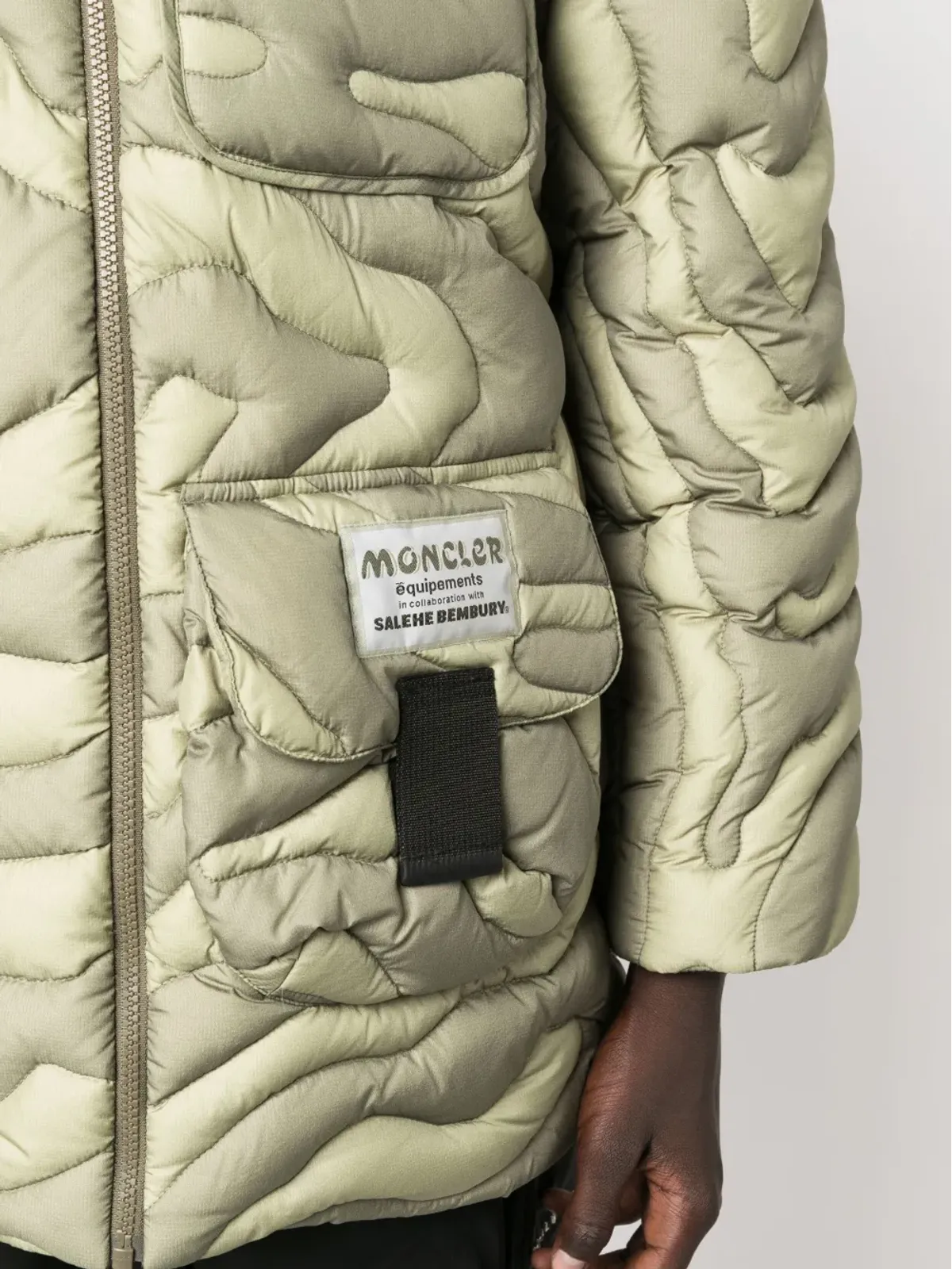 Moncler x Salehe Bembury Peano ダウンジャケット - グリーン - 画像5