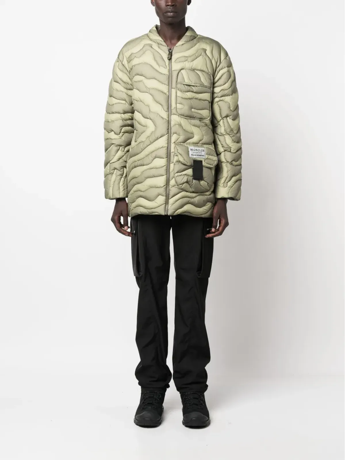 Moncler x Salehe Bembury Peano ダウンジャケット - グリーン - 画像2