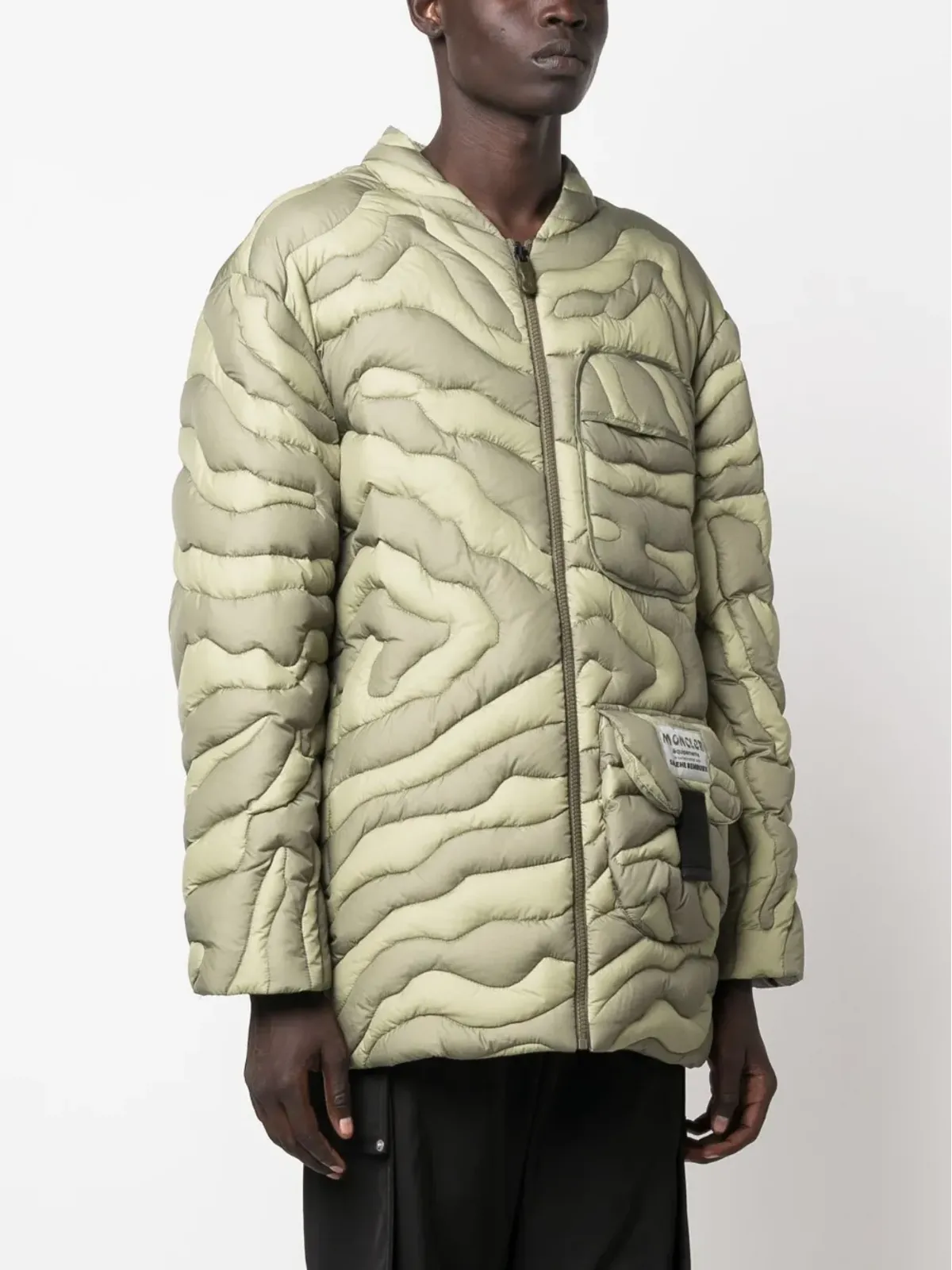 Moncler x Salehe Bembury Peano ダウンジャケット - グリーン - 画像3