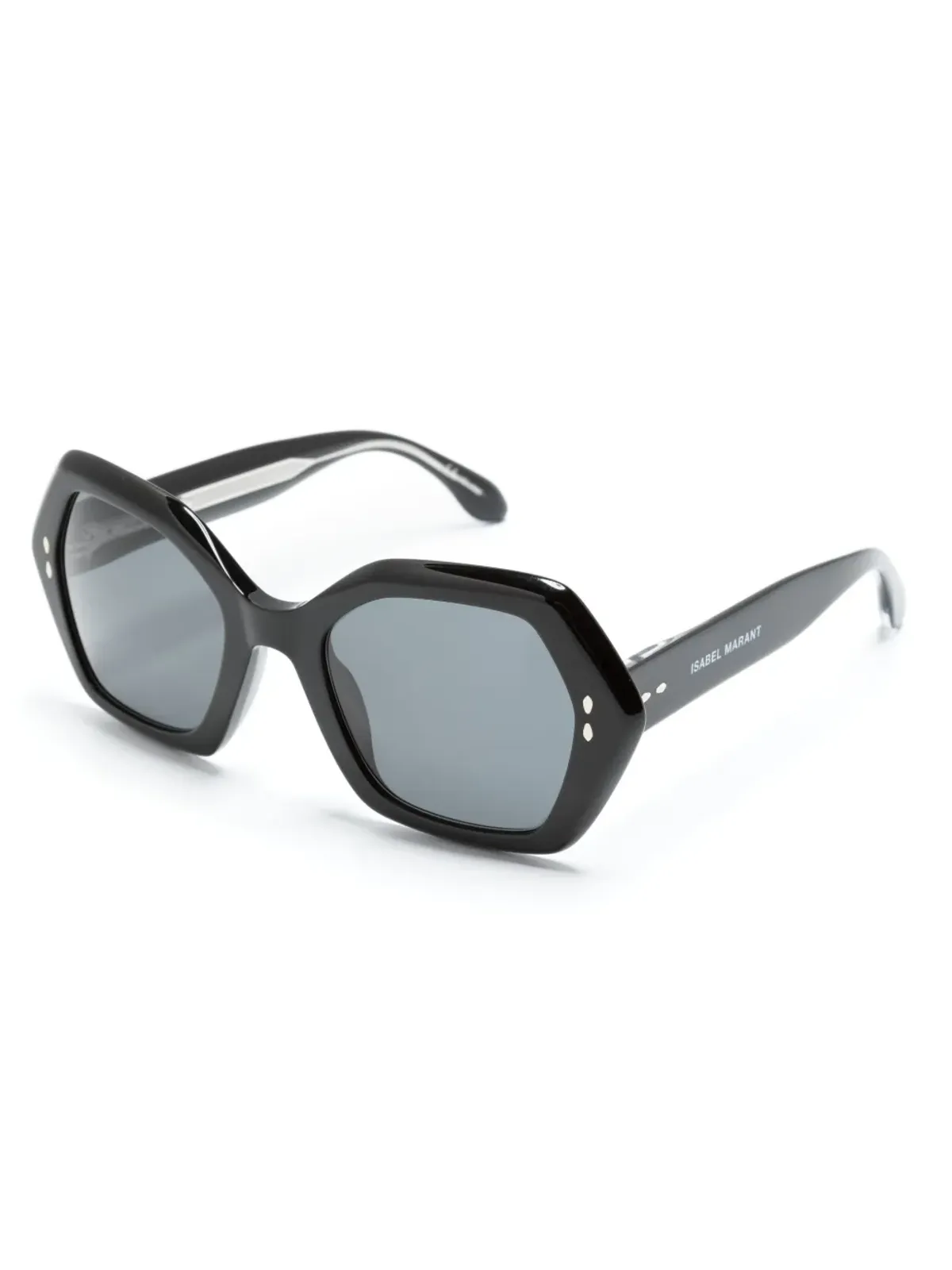 Isabel Marant Eyewear ジオメトリックサングラス IM0107GS ブラック - 画像2