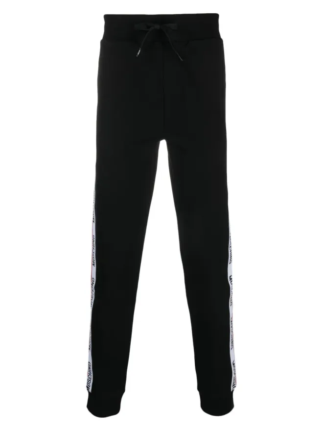 Moschino Moschino ロゴプリント コットン トラックパンツの商品画像