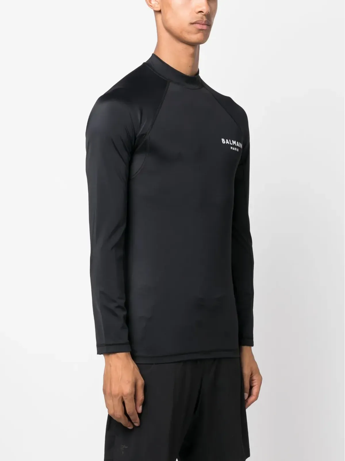Balmain ロゴプリント長袖Tシャツ - 画像3