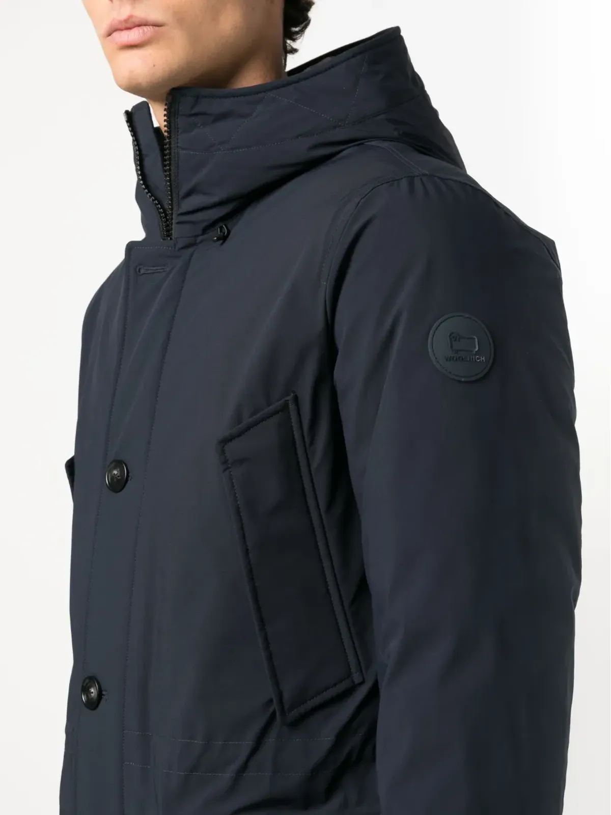 Woolrich アークティックダウンパーカ ブルー - 画像5