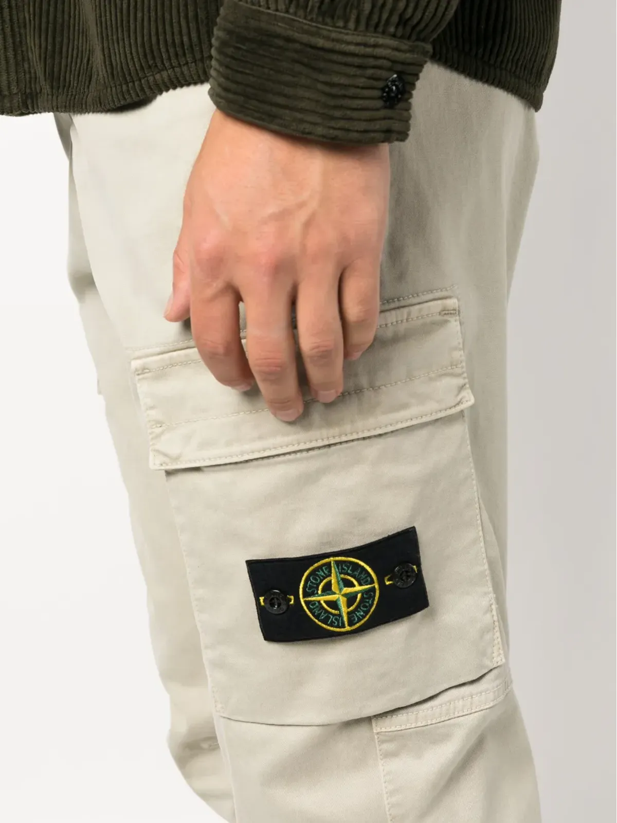 Stone Island テーパードレッグカーゴパンツ - 画像5