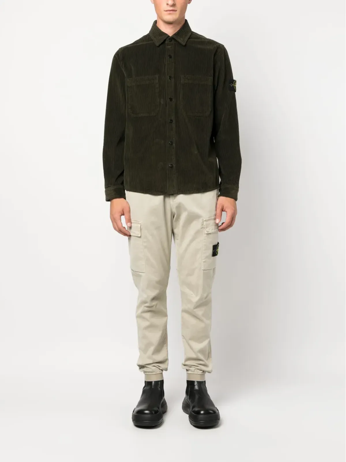 Stone Island テーパードレッグカーゴパンツ - 画像2