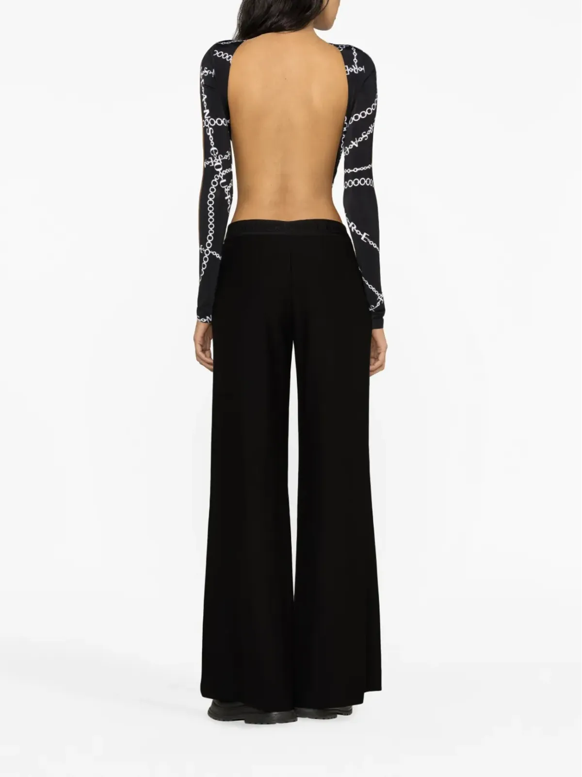 Versace Jeans Couture ワイドレッグパンツ - 画像3