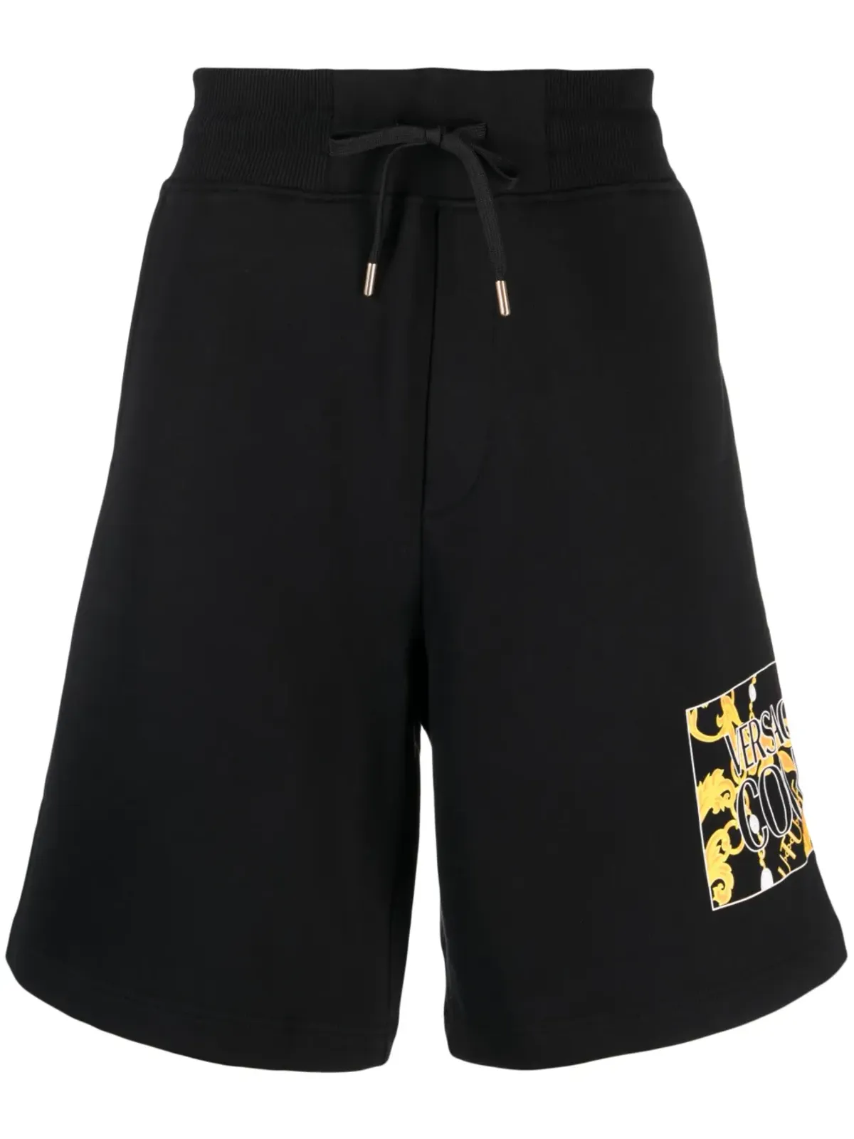 Versace Jeans Couture ロゴプリント コットン トラックショーツ - 画像1