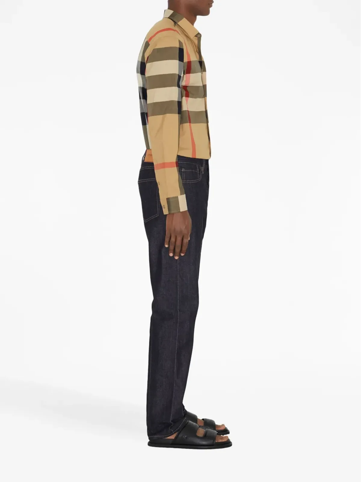 Burberry チェック柄コットンシャツ - 画像3