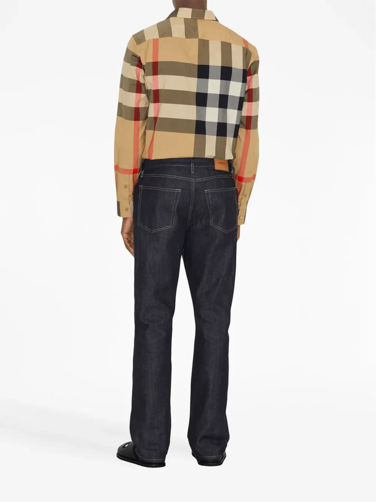 Burberry チェック柄コットンシャツ - 画像4