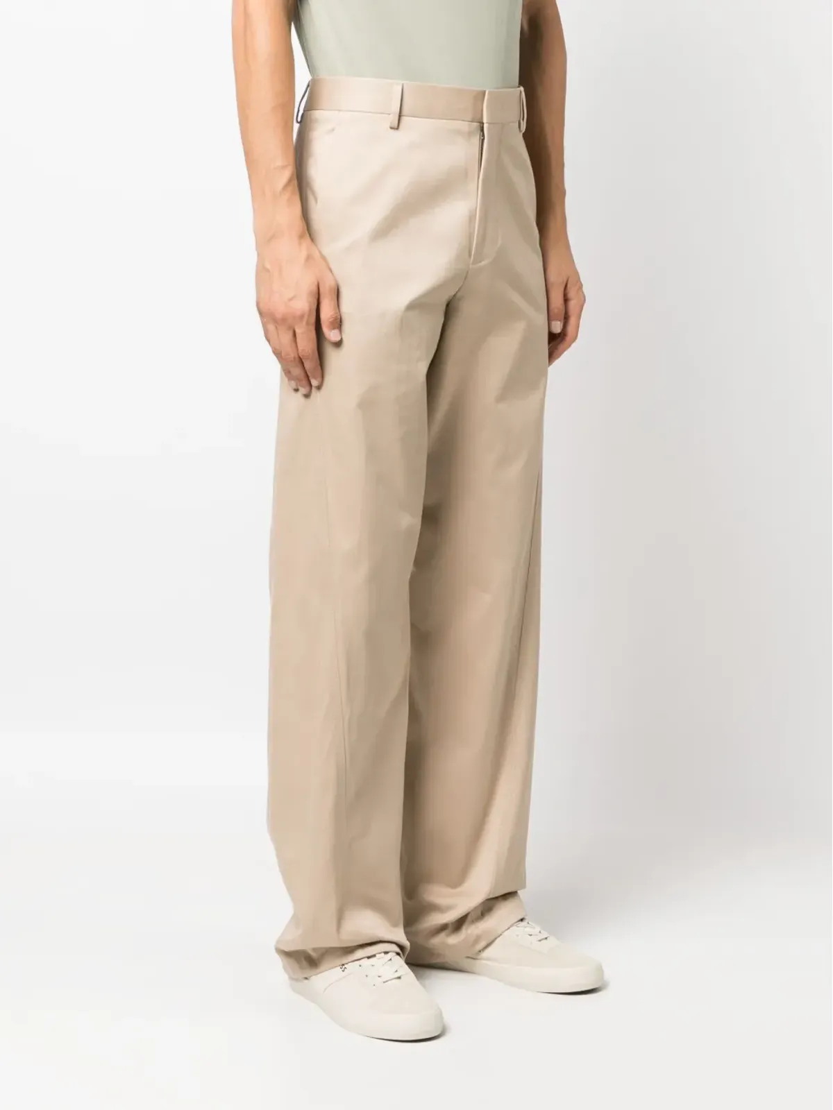 Lanvin ツイストコットン チノパンツ - 画像3