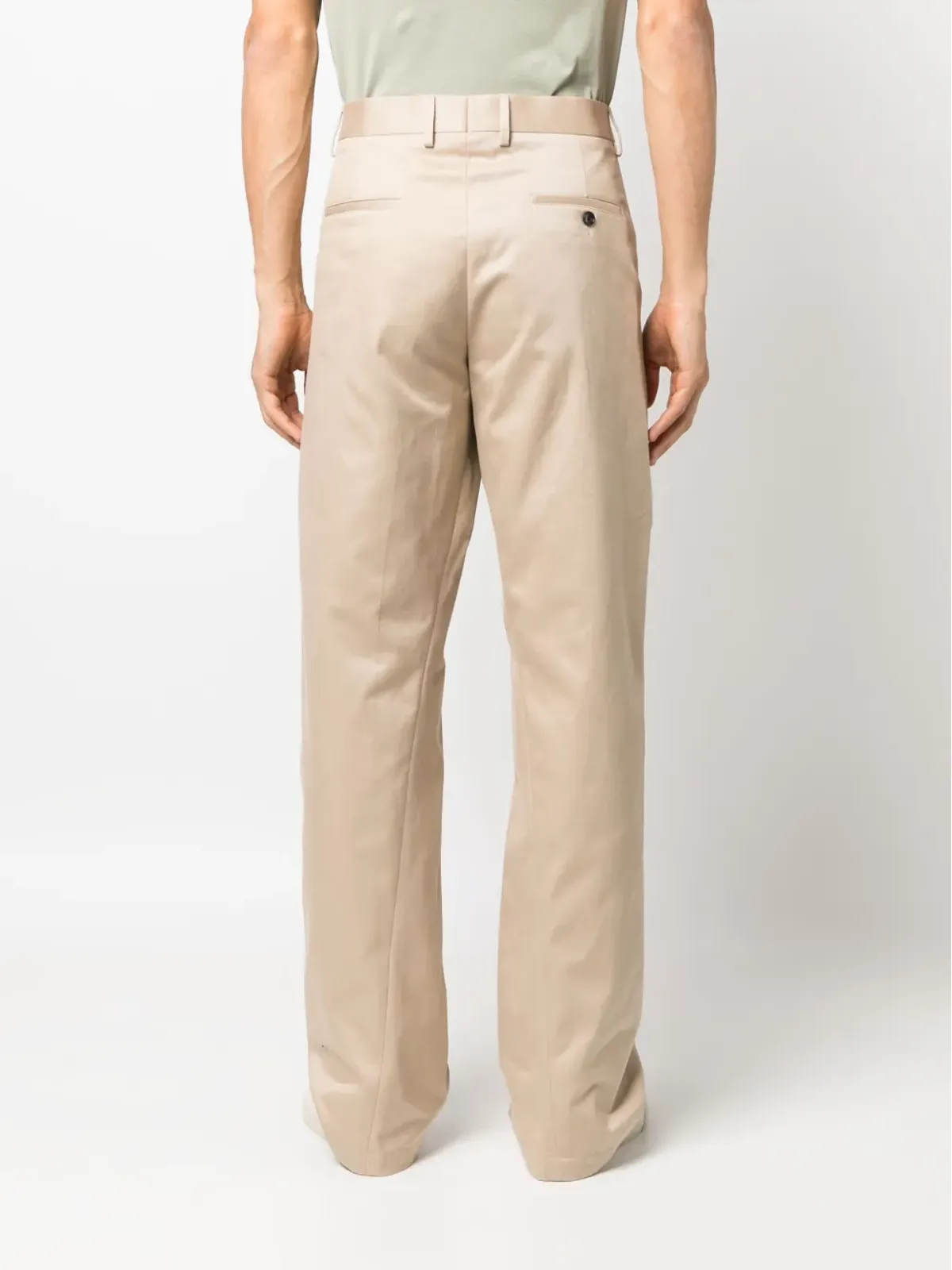 Lanvin ツイストコットン チノパンツ - 画像4