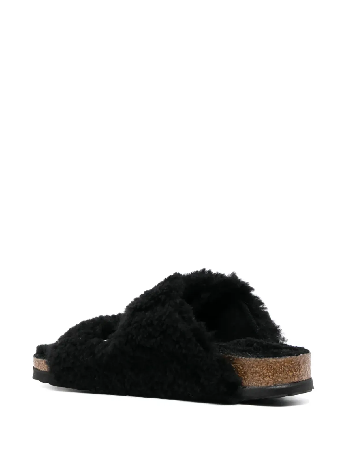 Birkenstock アリゾナ・ビッグバックル・シアリング・スライド - Black - 画像3