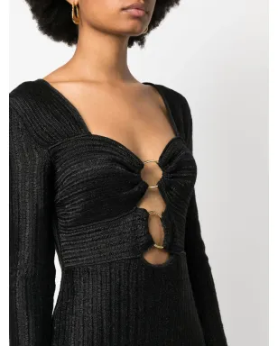 TOM FORD メタリックハートネックミニドレス - サムネイル5