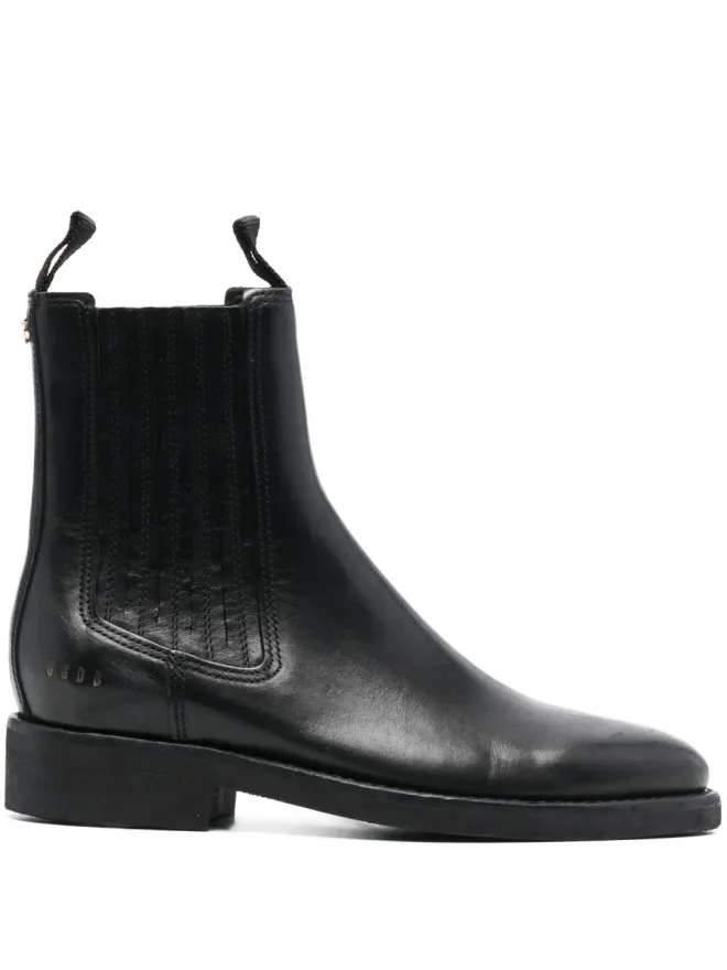 Golden Goose Golden Goose ロゴチャーム レザーブーツの商品画像