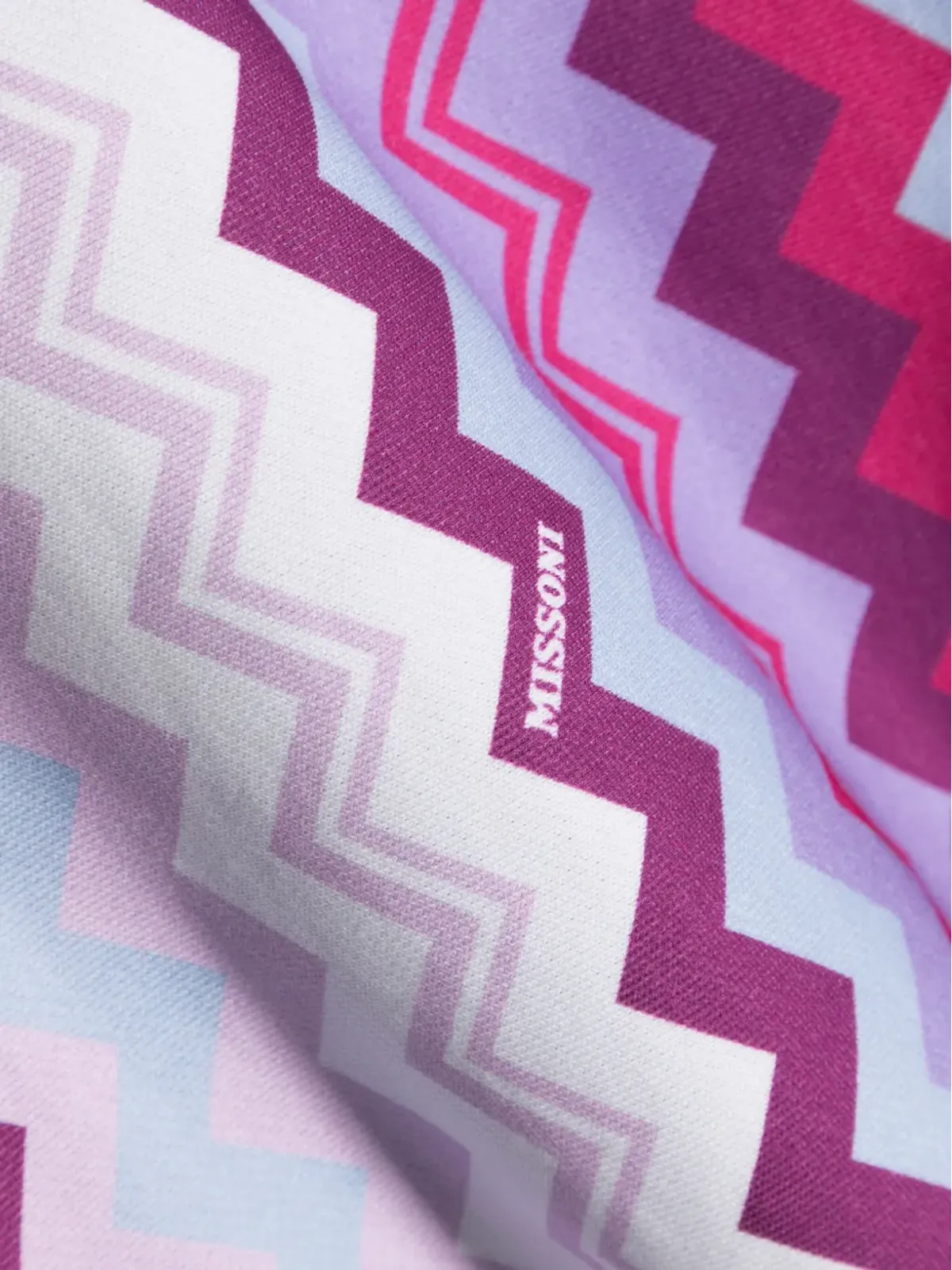 Missoni Kids ジグザグプリント フレア コットンパンツ - ブラック - 画像3