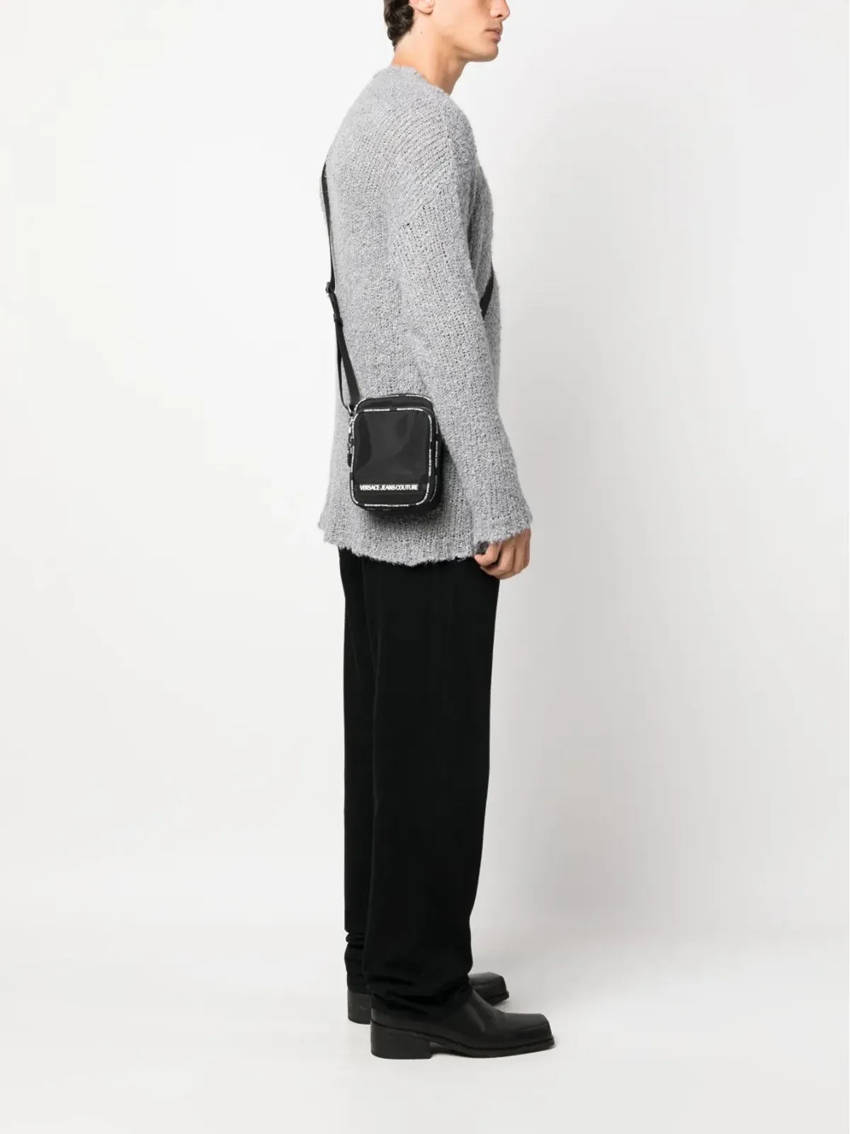 Versace Jeans Couture ロゴテープ メッセンジャーバッグ - 画像2