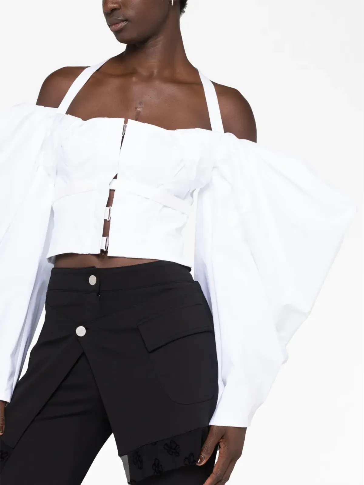 Jacquemus Le Haut タッフェタス ブラウス - 画像5