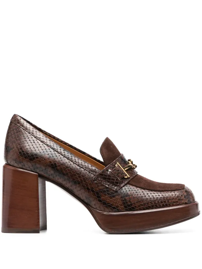 Tod's Tod's スクエアトゥパンプス - ブルーの商品画像