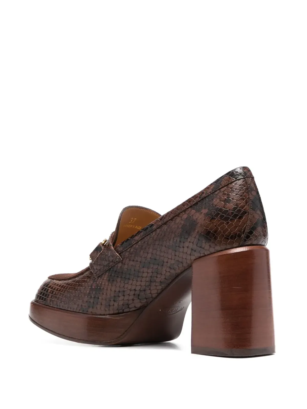 Tod's スクエアトゥパンプス - ブルー - 画像3