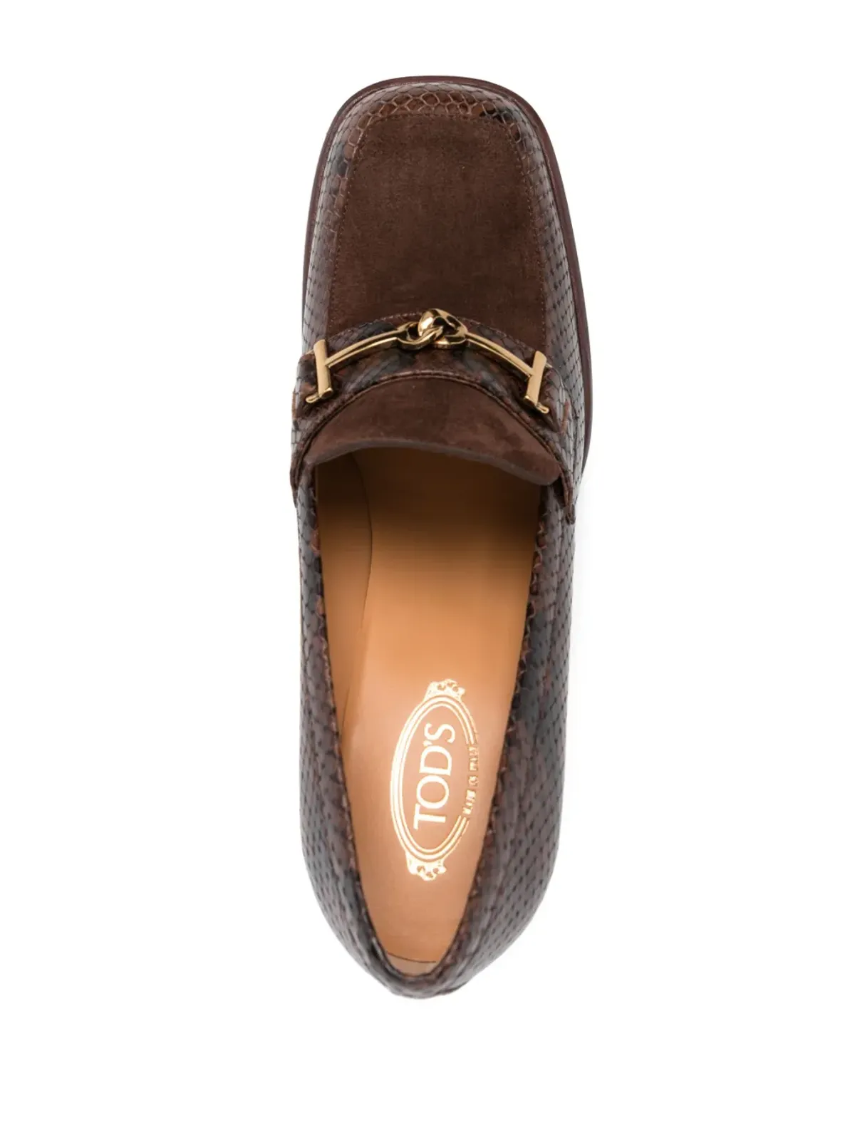 Tod's スクエアトゥパンプス - ブルー - 画像4
